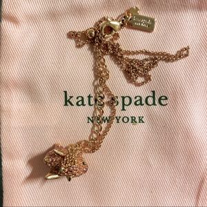 Kate Spade pig necklace